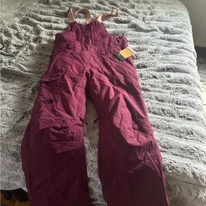 North face freedom insulated bibs women